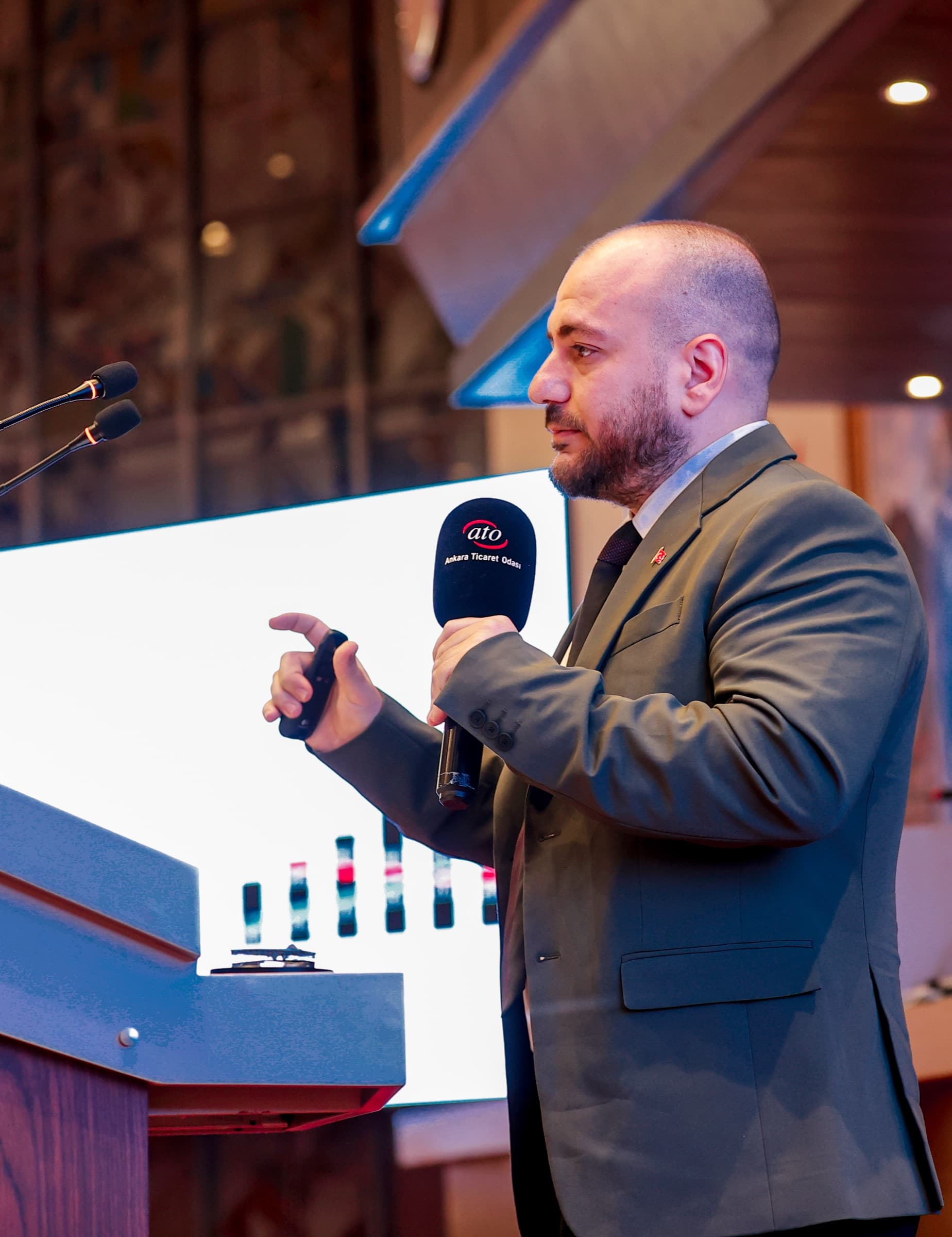 EduVigo kurucusu, bir kurumsal eğitim oturumunda
